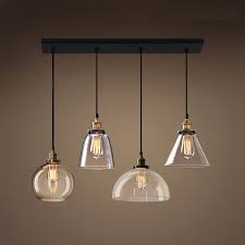 Black finish lighting fixture chain offers a reliable solution for hanging a light fixture. Lukloy Retro Glass Pendant Lights Led Kitchen Lights Led Lamp Hanging Lamp Ceiling Lamps Living Room Lighting Fixtures Pendant Lights Aliexpress