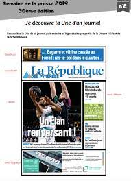 . est évoqué quant à lui par le monument érigé à la mémoire du groupe de canadiennes connu sous le nom des « célèbres cinq », la une d'un journal. Semaine De La Presse Cycle 2 Et 3 Maitresse De La Foret