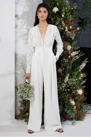 This modern look is a trending alternative to white dresses for your engagement party, bachelorette, rehearsal, and reception. Annalise Satin Belted Bridal Jumpsuit Collections French Connection Usa