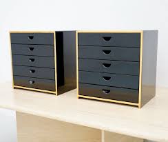 My wife wanted a jewelry box to organize and quickly pick out jewelry rather than rummaging around in an organizer and trying to separate pieces and untangle chains. Pair Of Jewelry Cabinets In Black Lacquer 164695