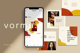 Vorma Instagram Square Template Instagram Mockup Instagram Square Instagram Post Template
