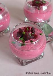 Mousses De Betterave Mousse De Betterave Recette Verrine Apero Et Recettes De Cuisine