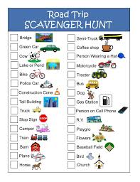 The most common way to give scavenger hunt clues is to create a trail, so that the answer to one clue reveals the next clue. 16 Car Ride Scavenger Hunts Ideas Travel Activities Road Trip Fun Travel Games