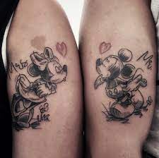 Weitere ideen zu mickey maus und freunde, micky maus, mickey. Beautiful Mickey And Minnie Mouse Disney Couple Tattoo Couple Tattoos Disney Couple Tattoos Tattoos For Lovers Mickey Tattoo