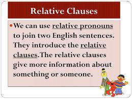 Their fires are used for cooking. Relative Clauses We Can Use Relative Pronouns To Join Two English Sentences They Introduce The Relative Clauses The Relative Clauses Give More Information Ppt Video Online Download