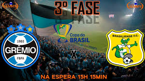 O torcedor ainda pode acompanhar através do premiere play, streaming com assinatura a partir de r$ 59,90 por mês. 3 Fase Copa Do Brasil Jogo 1 Gremio X Brasiliense Youtube