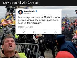 Talking about his dog, he owns a white dog named hopper which people assume to be a pitbull but is not. Crowd Control With Crowder Ti Steven Crowder I Encourage Everyone In Dc Right Now To Gargle