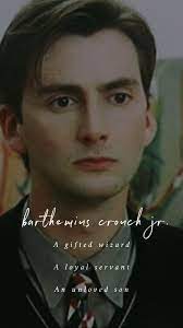 Why did barty crouch jr. Barty Crouch Jr Barty Crouch Jr David Tennant Harry Potter Harry Potter Illustrations