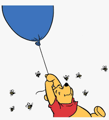 Winnie the pooh png images: Winnie The Pooh Clipart Blue Winnie The Pooh And The Balloon Png Image Transparent Png Free Download On Seekpng