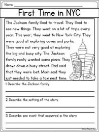 Story Elements Rl1 3 By Jessica Tobin Elementary Nest Tpt Reading Comprehension Worksheets Reading Comprehension Passages Reading Comprehension