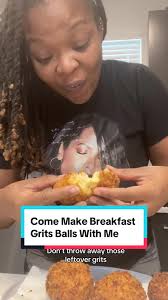 Come Make Breakfast Grit Balls With Me: Ingredients: •1 bowl to mix t...