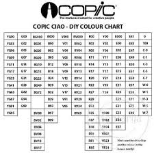 copic marker diy colour chart rubber stamps by montarga