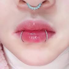 Lip Piercings In 2021 Lip Piercing Jewelry Lip Piercing Ring Lip Piercing