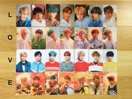 방탄소년단 Bts Photo Card Collection Love Yourself Her Tear Answer In 2020 Bts Love Yourself Bts Photo Photo Cards
