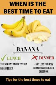 When Is The Best Time To Eat A Banana Best Time To Eat Good Health Tips Smoothie Recipes Healthy