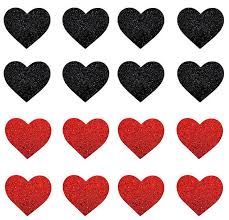 Black And Red Heart Do You Dare Black Malice Ravish Me Red Glitter Heart Ministix Glitter Hearts Valentine S Day Greeting Cards Red Glitter