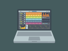 It has many of the features you'd expect from professional music production software. Animation Laptop With Music Production Software By Alex Serada On Dribbble