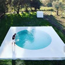 Ashley Stark Kenner On Instagram What S Your Pool Style Via Future Architects In 2020 Round Pool Small Swimming Pools Small Pool Design