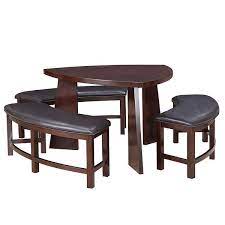 Glass tops look modern and light. 20 Softly Shaped Curves Of Triangular Dining Tables Home Design Lover