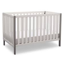 Delta Children Milo 3 In 1 Convertible Crib Bianca White With Grey Walmart Com Baby Cribs Convertible Delta Children Baby Cribs