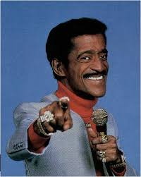 On this day in 1954 Sammy lost his eye in an automobile accident. Because  of this, Cadillac removed the steering wheel's metal cone (featured) from  future models. The other photo is Sammy