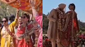 Taapsee Pannu wedding video leaked actress was seen dancing with Mathias Bo  in a red dress | Jansatta