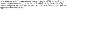 1, 2, 3, 4, 5, 6, 7, 8, 9. Solved Write A Function Which Given A Character Argument Ch Chegg Com