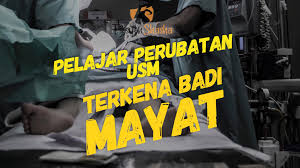 Mungkin ramai pesakit di hospital itu tidak tahu blok g yang terpisah daripada blok lain merupakan bilik mayat. Pelajar Perubatan Usm Terkena Badi Mayat Fiksyen Shasha