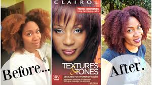 how i color using clairol textures and tones plum naturally michy