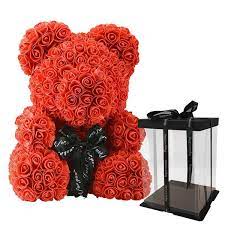Our adorable teddy bear deliveries and stuffed animals are a sweet way to surprise somebody special. 23 25 40cm Rose Teddy Bear Flower Gift For Girlfriend Birthday Wedding Wish