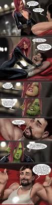 MISTER STARK, ^ THERE IS MORE TO YOU THAN YOUR SUIT SHOWSMMM I LOVE IT WHEN  YOU CALL ME MISTER ^ / Black Widow :: Iron Man :: Marvel :: sex (