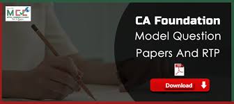 Ca Foundation Question Papers And Rtp For June 2020