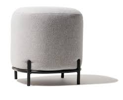 Black And White Ottoman Stool Hemlock Pouf Pouf Pouffe Furniture Chair