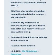 Toefl i t p test questions primarily assess understanding of academic language. Pdf Sekolah Toefl As A Platform To Integrate Technology And Online Learning Resources In Elt