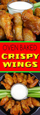 Crispy Oven Baked Chicken Wings The Trick To Extra Crispy Oven Baked Wings No Cooking Chicken Wings Chicken Wing Recipes Baked Chicken Wings Oven
