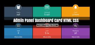 Maybe you would like to learn more about one of these? Admin Panel Dashboard Card Design Usign Html And Css