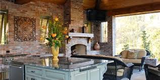 28.5'' h x 30.5'' w x 22'' d. High End Outdoor Kitchen In Louisiana Landscaping Network