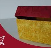 Origami Schachtel mit Deckel - Faltanleitung