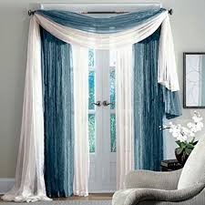 Excellent Decorative Window Curtains With White And Blue Cheesecloth Window Curtain Designs Curtain Designs Window Decor