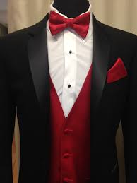Black And Red Prom Tux The Tux Side Of Proms Black And Red Tux Red Tux Prom Black Tuxedo Wedding