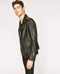 Black Leather Military Biker Jacket The Kooples Military Biker Jacket Jackets Leather Wear