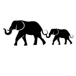 Free Free 243 Family Elephant Svg SVG PNG EPS DXF File