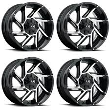Black 8 Lug Wheels Pin On Wheels