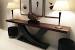 Wood Console Table With Drawers