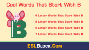 B · baboon · baby · bach, j.s. Positive Words That Start With B Archives English As A Second Language