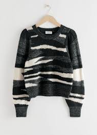 Black And Yellow Sweater Zebra Colour Block Sweater Color Block Sweater Sweaters Pattern Sweater