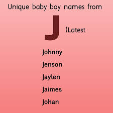 Parents can now easily reach to the sahabi boy names starting with j to select the best name for their little one. Babyable Names Unique Baby Boy Names From J Facebook