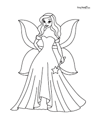 The coloring page is listed below for you to use! Fairy Coloring Pages 30 Printable Sheets Easy Peasy And Fun