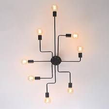Kumo Modern Industrial Flush Mount Ceiling Light In 2020 Ceiling Lights Wrought Iron Ceiling Lights Iron Ceiling Lights