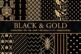 Luxury charcoal and gold book cover. Black And Gold Seamless Papers Damask Geometric Patterns 228877 Patterns Design Bundles